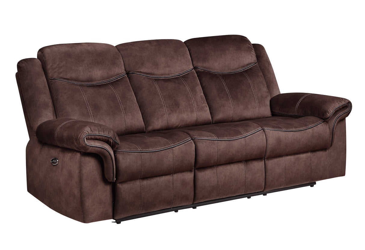 U2200 Domino Coffee Power Reclining Sofa | Global Furniture USA