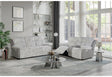 U6028 Grey Reclining Sofa and Console Reclining Loveseat | Global Furniture - sold by Home Elegance USA