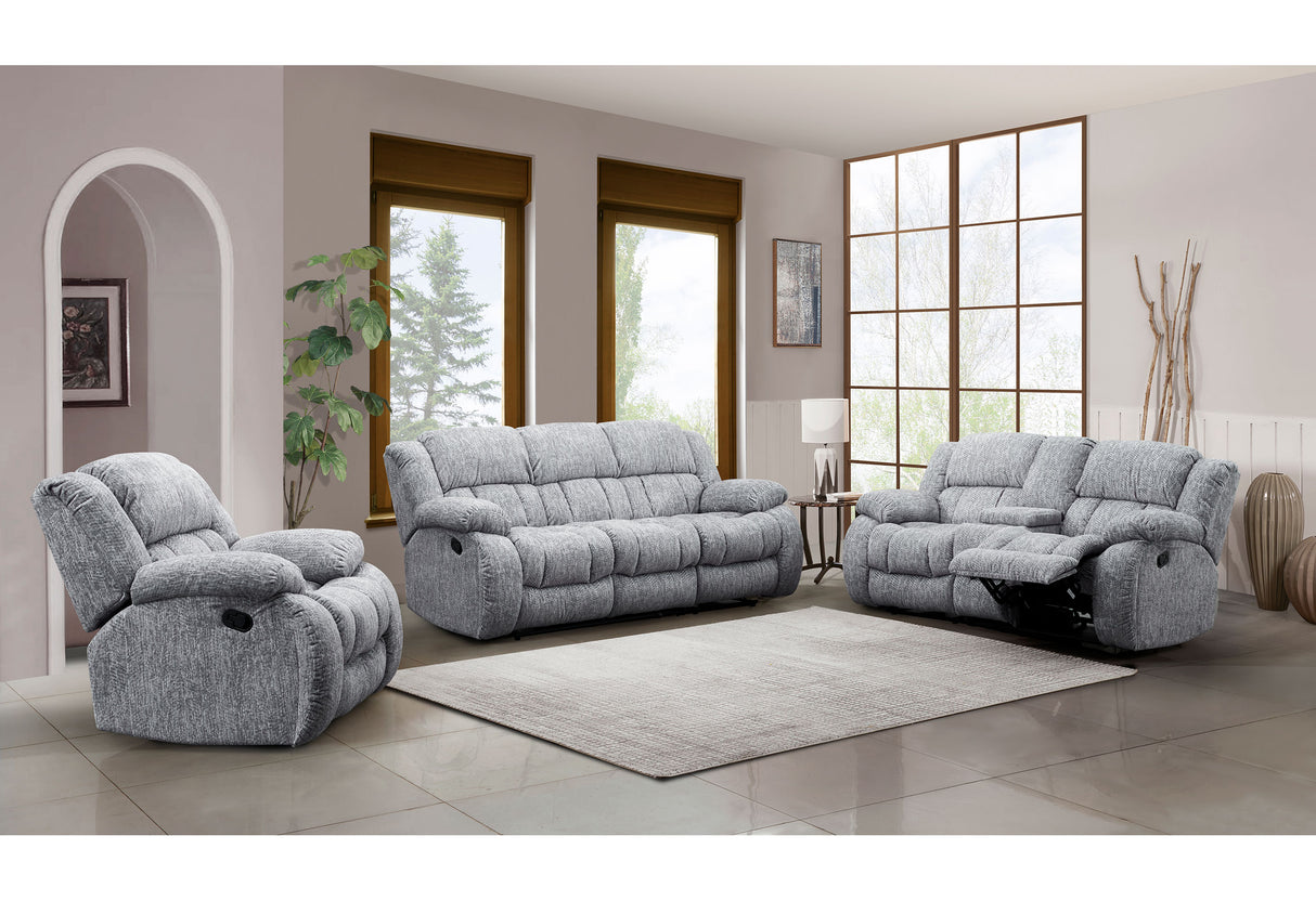 U250 Grey Reclining Sofa | Global Furniture USA