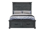 Tatum Grey Full Bed With Storage | Global