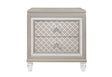 Paris Champagne Nightstand | Global Furniture USA - Home Elegance USA