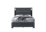 Cypress Dark Grey Full Bed | Global - Home Elegance USA