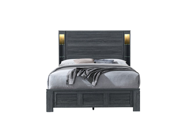 Cypress Dark Grey Full Bed | Global - Home Elegance USA