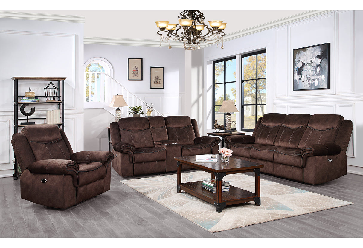 U2200 Domino Coffee Power Reclining Sofa | Global Furniture USA