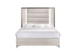 Zambrano White Queen Bed With Led | Global