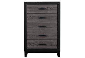 Lisbon Grey And Black Chest | Global - Home Elegance USA