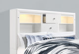 Jordyn White Queen Bed | Global - Home Elegance USA