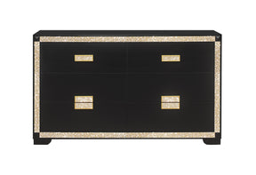 Blake Black/Gold Dresser - Home Elegance USA