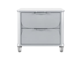 Lando Silver Nightstand | Global Furniture USA - Home Elegance USA