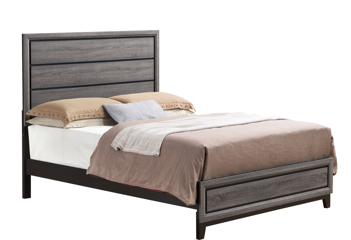 Kate Grey Full Bed Group - sold by Home Elegance USA
