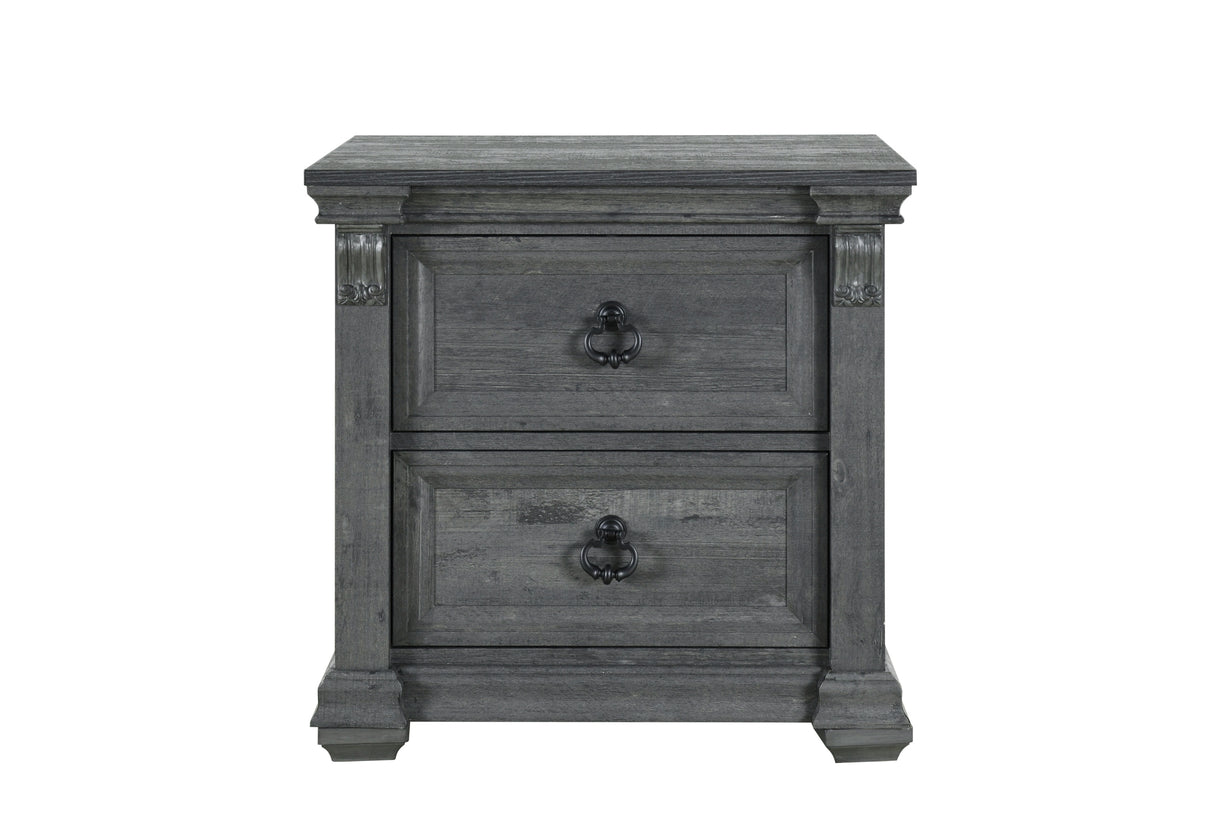 Rowan/Tatum Grey Nightstand | Global Furniture USA