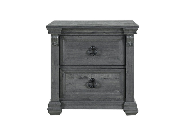 Rowan/Tatum Grey Nightstand | Global Furniture USA