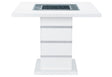 Monaco White Bar Table - Home Elegance USA