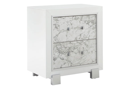 Santorini White Nightstand | Global Furniture USA