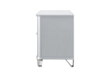 Lando Silver Nightstand | Global Furniture USA - Home Elegance USA