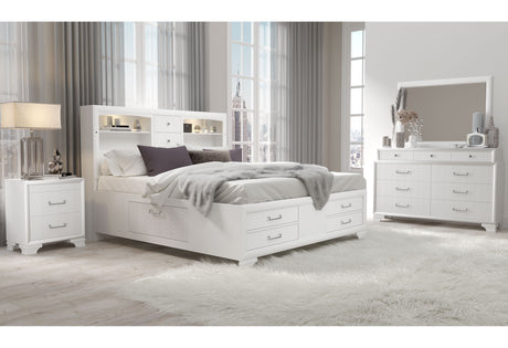 Jordyn White Chest | Global - Home Elegance USA