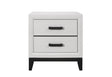Kate White Nightstand | Global Furniture USA - Home Elegance USA