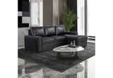 U1830 Blanche Charcoal/Black Sofa Bed With Usb And Ddt | Global Furniture USA - Home Elegance USA