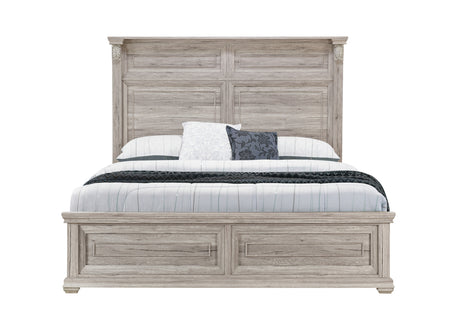 Tatum Natural King Bed Without Storage | Global