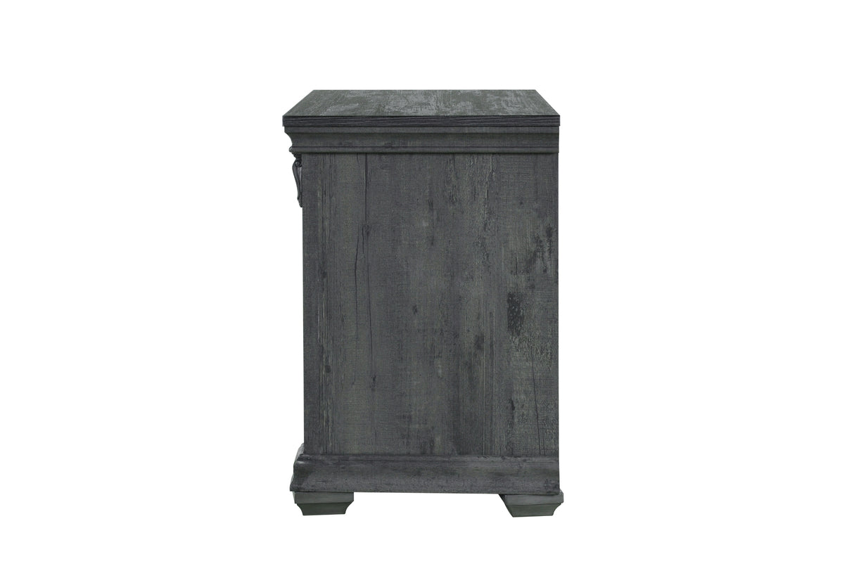 Rowan/Tatum Grey Nightstand | Global Furniture USA