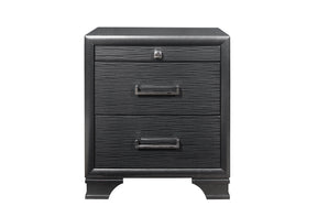 Jordyn Grey Nightstand | Global Furniture USA