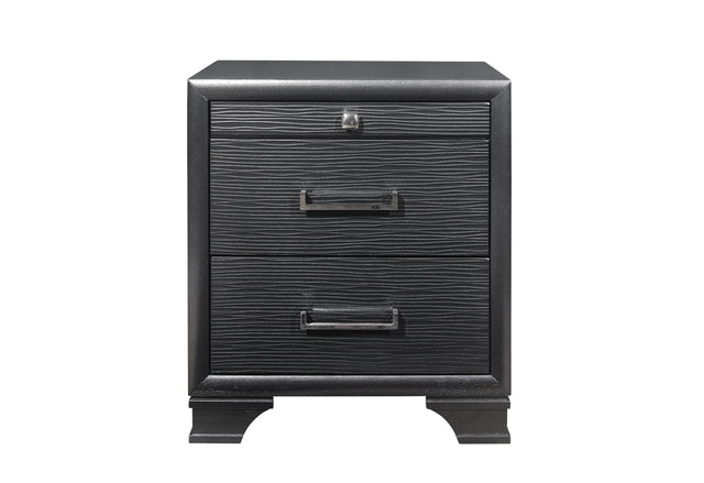 Jordyn Grey Nightstand | Global Furniture USA