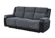 U5914 Grey/Black Reclining Sofa | Global Furniture USA