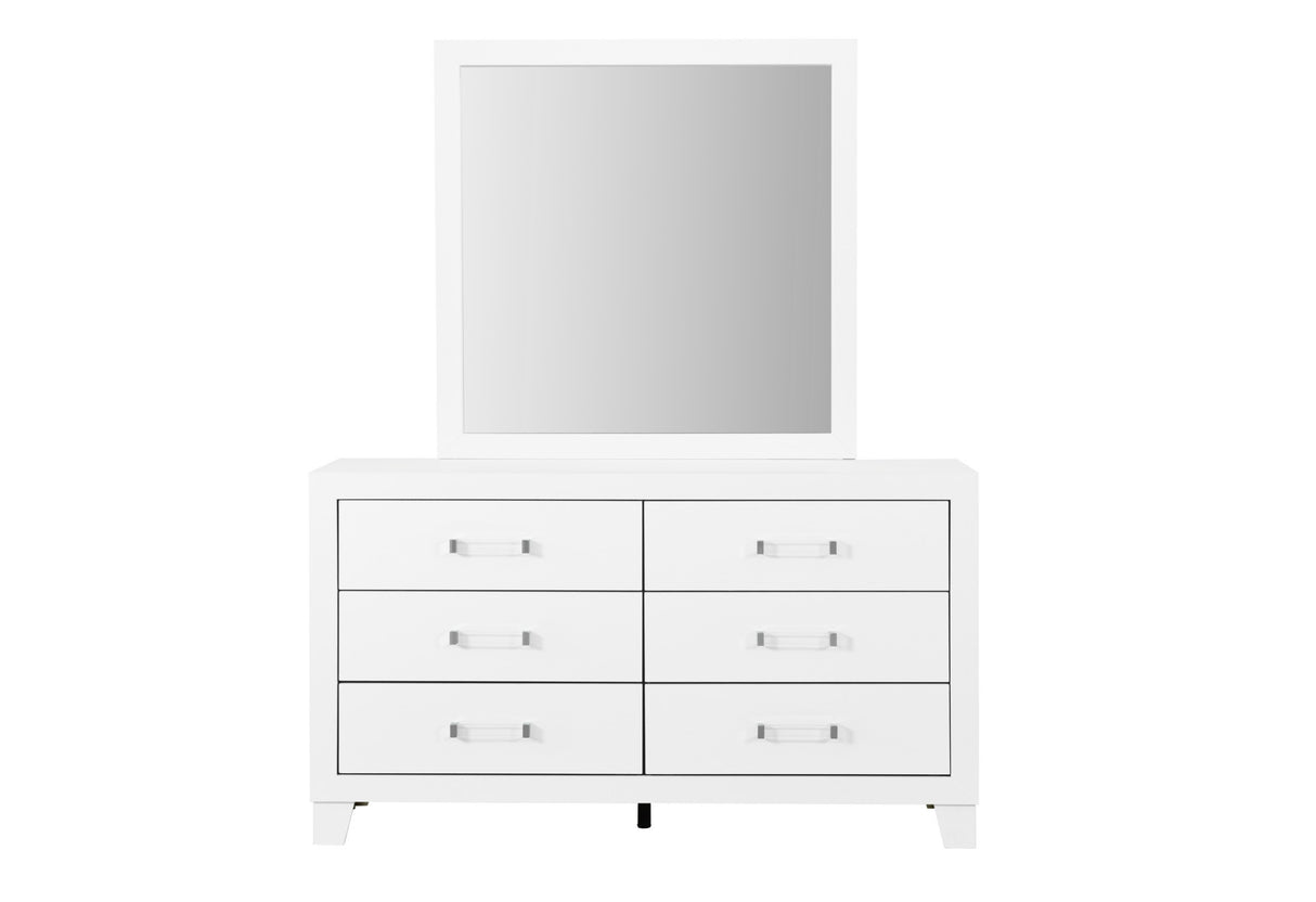 Luccia White Dresser - Home Elegance USA