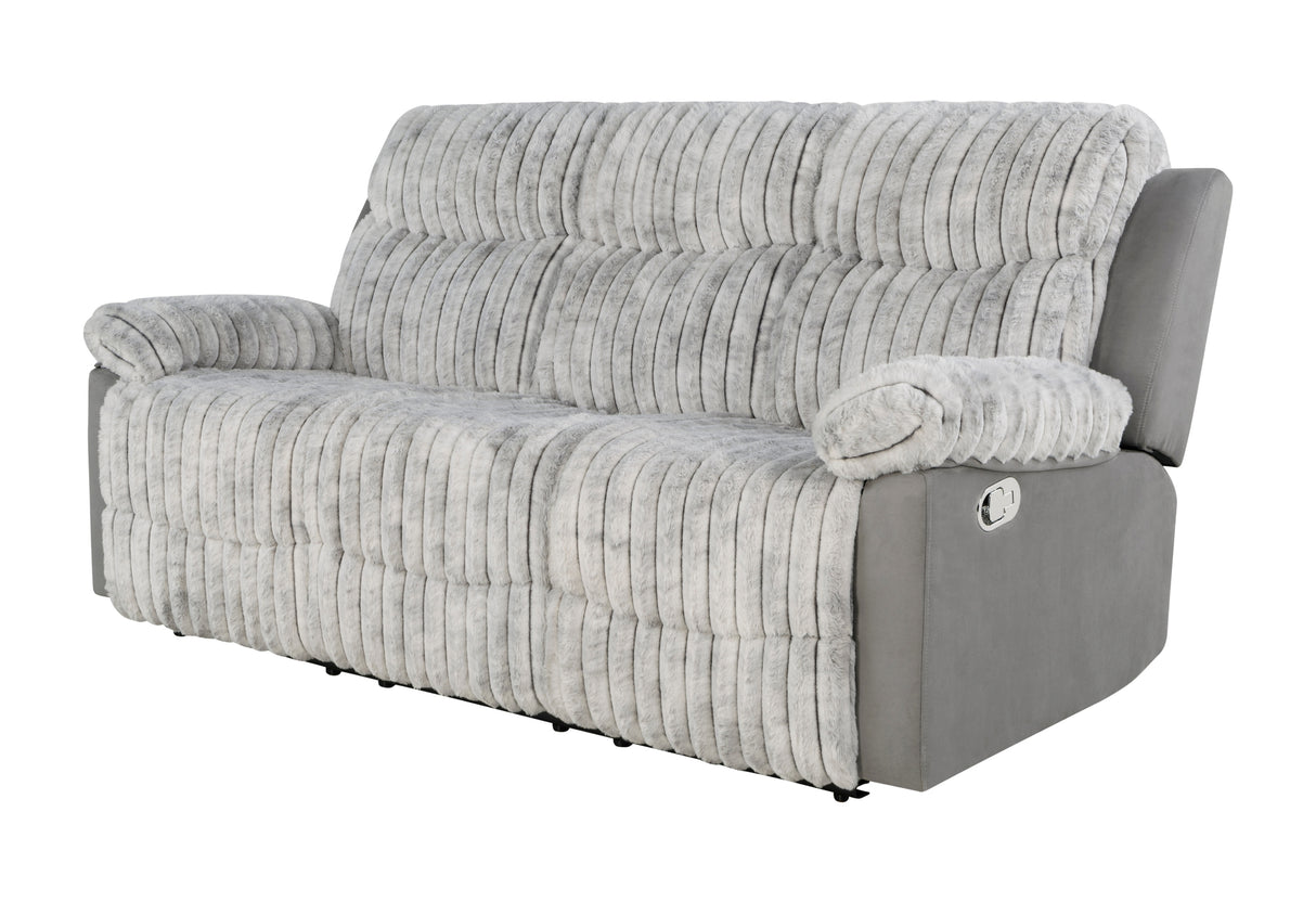 U6028 Grey Reclining Sofa | Global Furniture USA