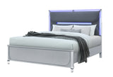 Lando Silver King Bed | Global - Home Elegance USA