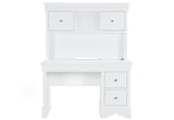 Pompei Metallic White Bookcase Twin Bed With Led | Global