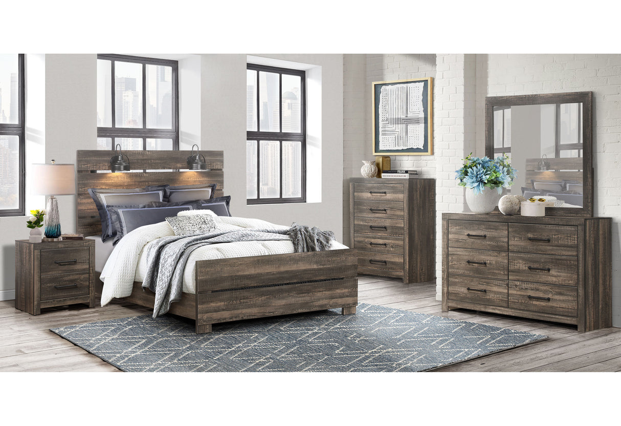Linwood Dark Oak Nightstand | Global Furniture USA - Home Elegance USA