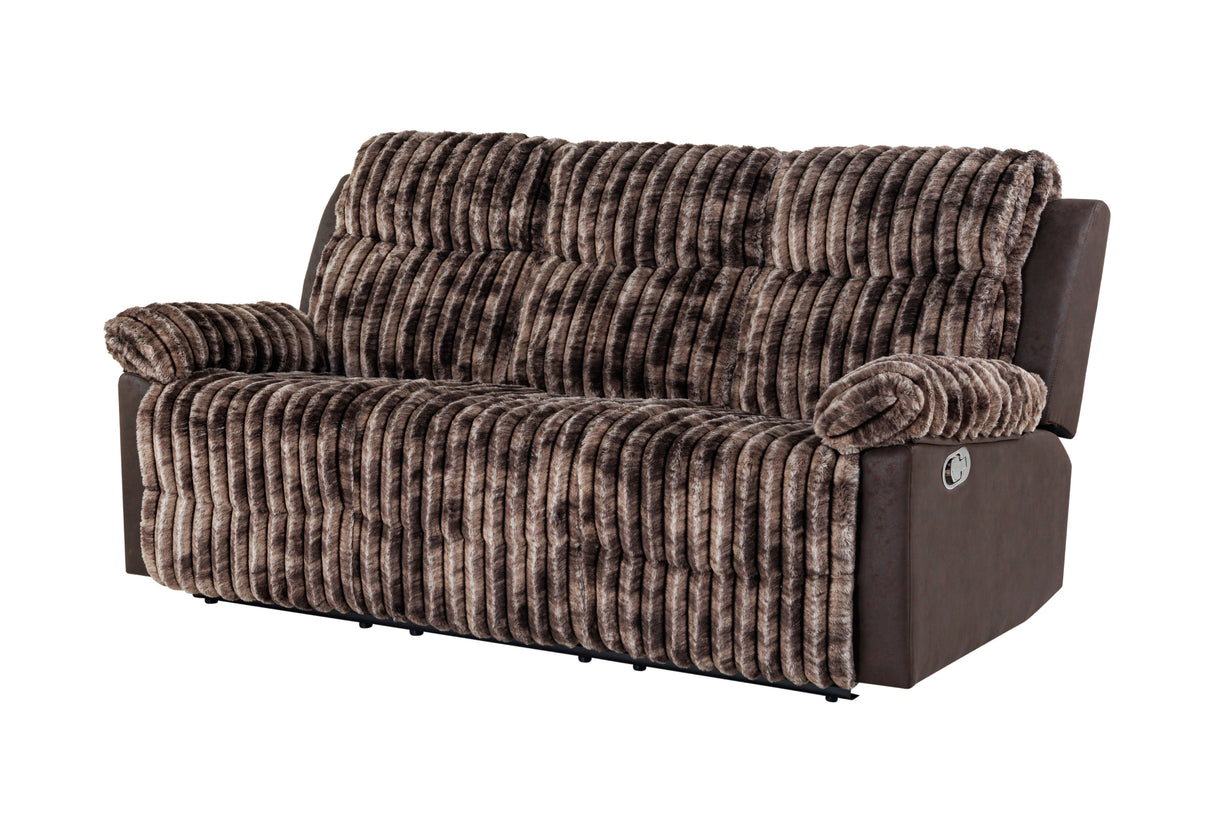 U6028 Brown Reclining Sofa | Global Furniture USA