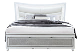 Collete White King Bed | Global - Home Elegance USA