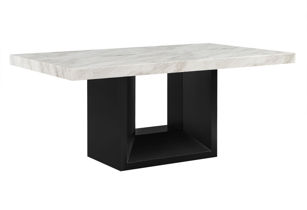 D02 Dining Table + D03 Dc Black - Home Elegance USA