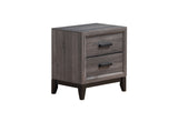 Kate Foil Grey Nightstand | Global Furniture USA - Home Elegance USA