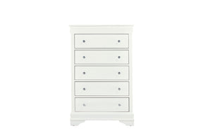 Pompei Metallic White Chest | Global - Home Elegance USA