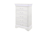 Charlie White Chest With Led | Global - Home Elegance USA