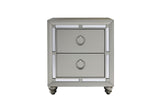 Riley Silver Nightstand | Global Furniture USA