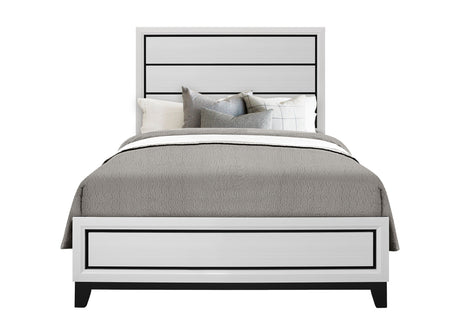 Kate White Full Bed Group - sold by Home Elegance USA