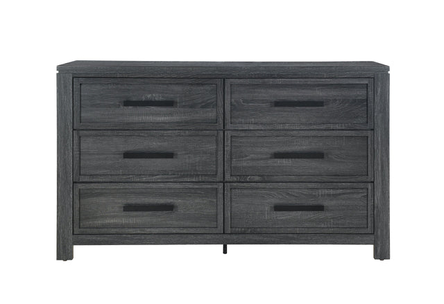 Cypress Dark Grey Dresser - Home Elegance USA