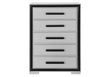 Amelia Grey Black Chest | Global
