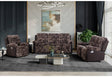 U6028 Brown Reclining Sofa, Console Reclining Loveseat and Glider Recliner | Global Furniture - sold by Home Elegance USA