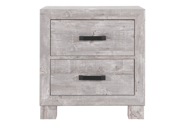 Nolan Grey Nightstand | Global Furniture USA - Home Elegance USA
