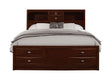 Linda Merlot Full Bed | Global - Home Elegance USA