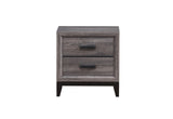 Kate Foil Grey Nightstand | Global Furniture USA - Home Elegance USA