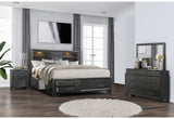 Jordyn Grey Queen Bed | Global - Home Elegance USA