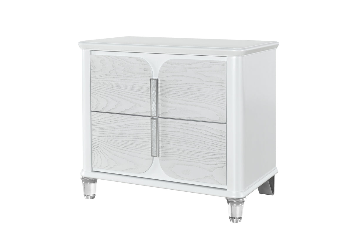 Apollo Grey Nightstand | Global Furniture USA - Home Elegance USA