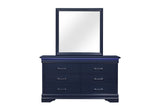 Charlie Blue Dresser With Led