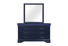 Charlie Blue Dresser With Led